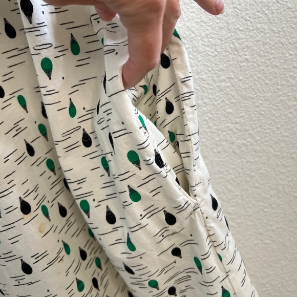 Organic Cotton Womens SIze 16 Cream Relaxed Comfy Spring T Shirt Adventure Dress - Picture 6 of 12